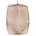 Ay Illuminate Hanging bambou Lamp Z2 Ona avec couvercle brun en sisal ø77x105cm