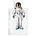 Snurk Astronauta lenzuola in cotone, bianco, 140x220cm