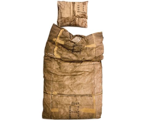 Snurk Linen cardboard, brown / cream, available in 3 sizes