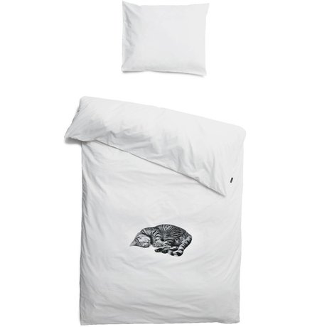 Snurk Linen cat Ollie, white, 3 sizes