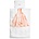 Snurk Princess linens, white / pink, 140x220cm