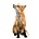 Kek Amsterdam Vægoverføringsbillede Fox Forest Friend, brun, 23x46cm