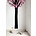 Kek Amsterdam Pizarra árbol de papel de aluminio, negro / rosa, 185x260cm