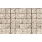 Merci Brooklyn Tins wallpaper, gray / cream, Tin-03