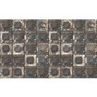 Merci Wallpaper Brooklyn Tins, black / white / stainless, tin-07