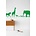 Ferm Living Mur de vinyle Decal animaux, vert, 50x100cm