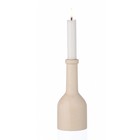 Ferm Living Candlestick L from wood, natural, 17cm