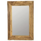 Housedoctor Mirror frame with recycled wood, brown, 60x90 cm