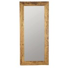 Housedoctor Miroir faite de bois recyclé, brun, 95x210cm