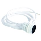 Housedoctor Cable eléctrico con el E27, blanco, 300cm