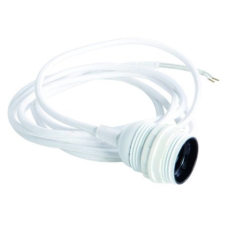 Housedoctor El-kabel med E27, hvid, 300cm