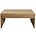 Housedoctor Sofabord lavet af teak, brun, 82x70x35cm
