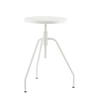 Housedoctor Stool Scarpa gray metal Ø32x50cm