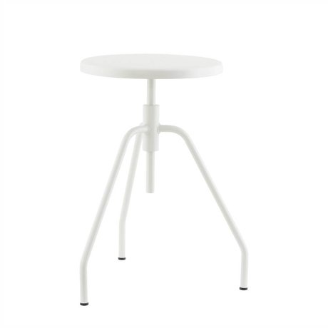 Housedoctor Stool Scarpa gray metal Ø32x50cm