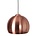 Zuiver Hanging lamp Big Glow copper metal Ø27x21cm