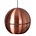 Zuiver Lámpara colgante 'Retro 70' Ø40x37cm metal de cobre