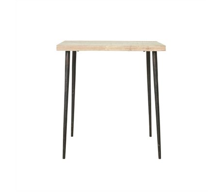 Housedoctor Table Prévu Mango Bois Métal 76x70x70cm