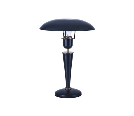 Housedoctor Lampe de table en laiton Opale noire 34cm de métal