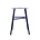 Housedoctor Stool K Stool sort læder 48x35x35cm stål