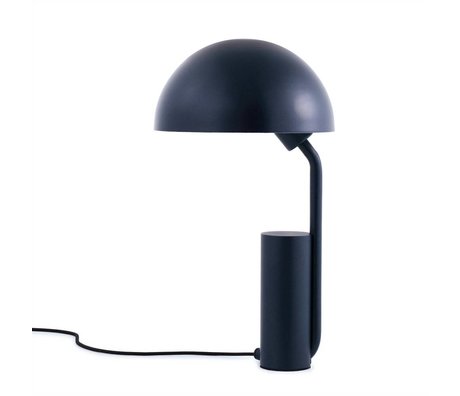 Normann Copenhagen Nachttischlampe Cap dunkelblau Kunststoff ø28x50cm