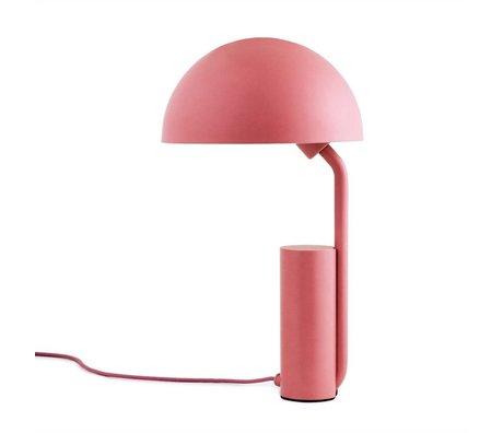 Normann Copenhagen Table Lamp Cap pink plastic ø28x50cm