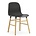 Normann Copenhagen Stuhl Form in schwarz aus Eichenholz und Kunststoff 78x48x52cm