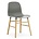 Normann Copenhagen Stuhl Form in grau aus Eichenholz und Kunststoff 78x48x52cm