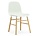 Normann Copenhagen Chaise en plastique moule chêne blanc 78x48x52cm