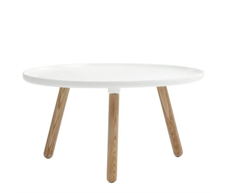 Normann Copenhagen Tableau Tablo plastique blanc cendres ø78cm