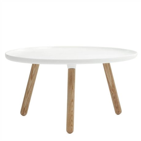 Normann Copenhagen Tabla Tablo plástico blanco ceniza ø78cm