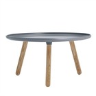 Normann Copenhagen Tisch Tablo grau aus Eschenholz und Kunststoff ø78cm