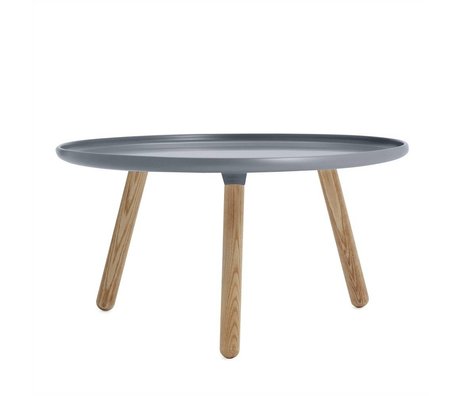 Normann Copenhagen Tabella Tablo ø78cm cenere plastica grigia