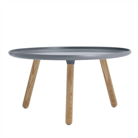 Normann Copenhagen Tabella Tablo ø78cm cenere plastica grigia