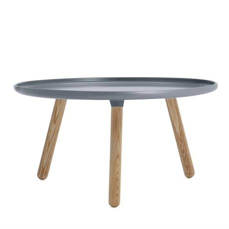 Normann Copenhagen Tabella Tablo ø78cm cenere plastica grigia