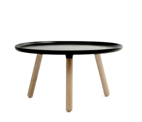 Normann Copenhagen Tabla Tablo plástico negro ceniza ø78cm