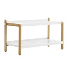 Normann Copenhagen Meuble à chaussures Sko acier frêne blanc 42x76x34cm