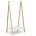 Normann Copenhagen Abbigliamento rack 160x74x59,5cm cenere acciaio bianco