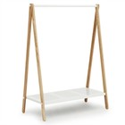 Normann Copenhagen Abbigliamento rack Toj acciaio bianco 160x120x59,5cm cenere