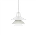 Normann Copenhagen Lampada a sospensione Ikono grigio acciaio rivestito di vetro Ø20cm