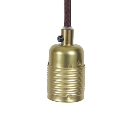 Frama Shop Chaîne Electra avec la version e27Gold Brass bordeaux Ø4x7,2cm métallique