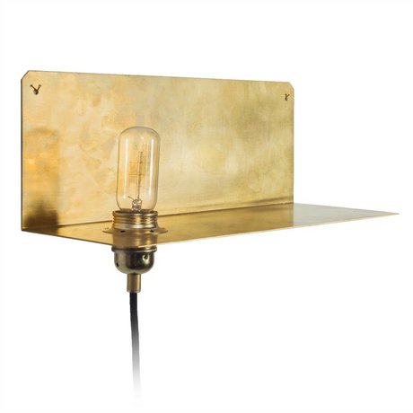 Frama Shop Væglampe 90 ° Wall Guld Messing Messing 15x40x15cm