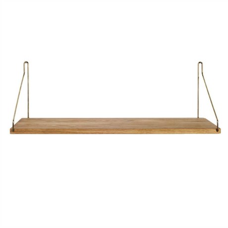 Frama Shop Bookshelf Oro Ottone Ottone quercia 60x20cm