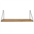 Frama Shop Bücherregal Eichenholz schwarz Stahl 60x20cm