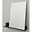 Frama Shop Espejo Estante de aluminio negro 50x50cm