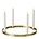 Ferm Living Círculo candelabro de latón ø38cm oro
