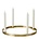 Ferm Living Círculo candelabro de latón ø38cm oro