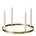 Ferm Living Kerzenständer Circle Brass in golden ø38cm