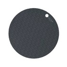 OYOY Placemat Dot Imprimer blanc sombre jeu de silicone gris de deux 39x0,15cm