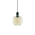 Normann Copenhagen Lampada a sospensione Amp Golf vetro marmo verde Ø14x17cm