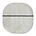 Normann Copenhagen Tapis Oona laine grise 140x140cm